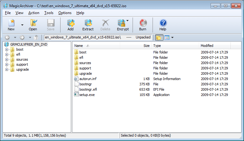 Windows 7 MagicArchiver 1.0 full